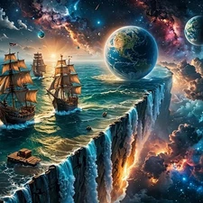 Diamond Painting Kits for Adults Beginners, Landscape Sailing Boat Diamond Art 