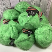 Sheena Anne Luxury Mohair Look Green Wool Yarn Acrylic  590 g x13 Balls Knitting