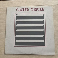Outer Circle SELF TITLED LP PRIVATE PRESS POST PUNK NEW WAVE EX / VINYL RECORD