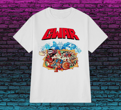 Collection Gwar Band Basic Best Gift For All White T-Shirt All Size Unisex
