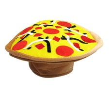 Funny Novelty Pepperoni Pizza Hat Costume Accessory Party Gag Practical Joke Cap