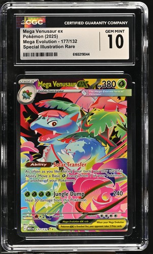 Mega Venusaur ex graded CGC 10 for sale on eBay