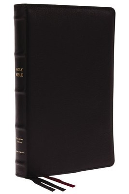 Heilige Bibel: King James Version, schwarz, dünne Bibel, Premium Ziegenfell Leder...