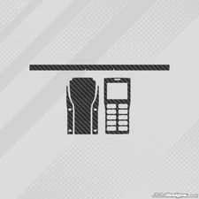 CARBON FIBRE STYLE GEL COAT FULL WRAP STICKER KIT FOR UNIPRO STOPWATCH KARTING