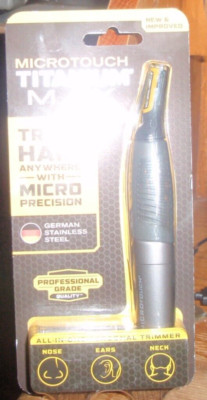 Microtouch Titanium Max Trimmer New & Improved-New -Package Is A Little Worn
