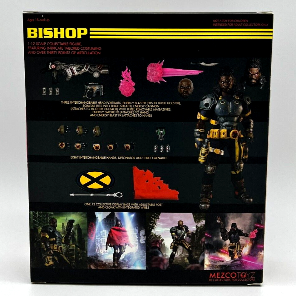 Figurine Mezco One:12 - Bishop (X-Men) - NEUVE Sous Blister