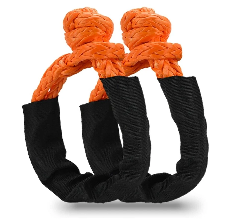 Grillete suave sintético 2 piezas 1/2”x22” 55.000 lb fuerza de rotura remolque recuperación Foto 3 de 4