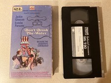 Don't Drink the Water VHS, 1986, Embassy Jackie Gleason, Estelle Parsons
