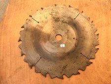 6) old tool / OUTIL lame Scie Circulaire carbure Disque à couper diamètre  35 cm