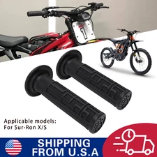 Dirt Bike Hand Grips Throttle Grip for Light Bee Sur Ron X S Electric Bike Black