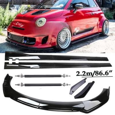 Front Bumper Spoiler Body Kit / Side Skirt/Strut For Nissan R35 GT-R Glossy B