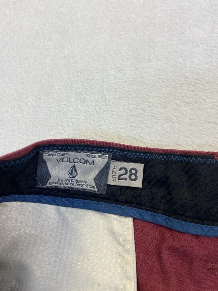 Pantalones Cortos Chinos Volcom Para Hombres Frickin Modernos Elastizados Talla 28 Surf y Césped 4 Vías Elastizados Foto 2 de 4