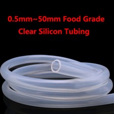 0.5 50mm Imported Silicone Tube Food Grade Clear Silicone Tubing Hose Pipe, RC
