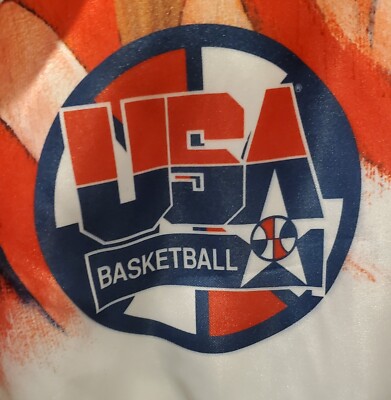 1992 Olympics Dream Team USA Basketball Chalk Line Jacket XL Best