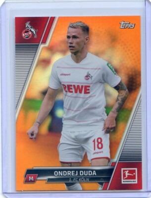2021-22 Topps Bundesliga ONDREJ DUDA #110 ORANGE FOIL #13/25 FC KOLN