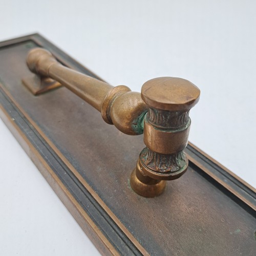 Antique / Vintage Brass Costom Door Knocker Old Door Corbin Hardware Bronze - Picture 4 of 6
