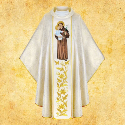 Casulla bordada "San Antonio" - Imagen 1 de 4