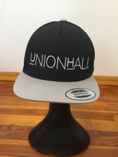 The Classics Baseball Cap - UNION HALL - Black SnapBack Cotton One Size