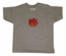 Baby Tee Clemson Tigers Infant Baby T-shirt Tiger Paw Logo