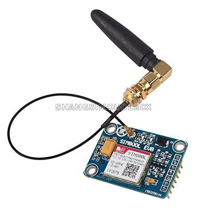 SIM800L GPRS GSM Module SIM Board Quadband L Shape Antenna For MCU Arduino