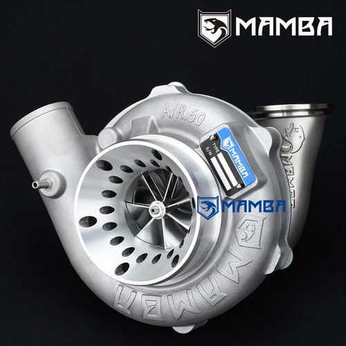MAMBA 7+7 4" A/R .60 Ball Bearing Turbocharger GTX2971R .61 V-Band In & Out Hsg - Picture 4 of 8