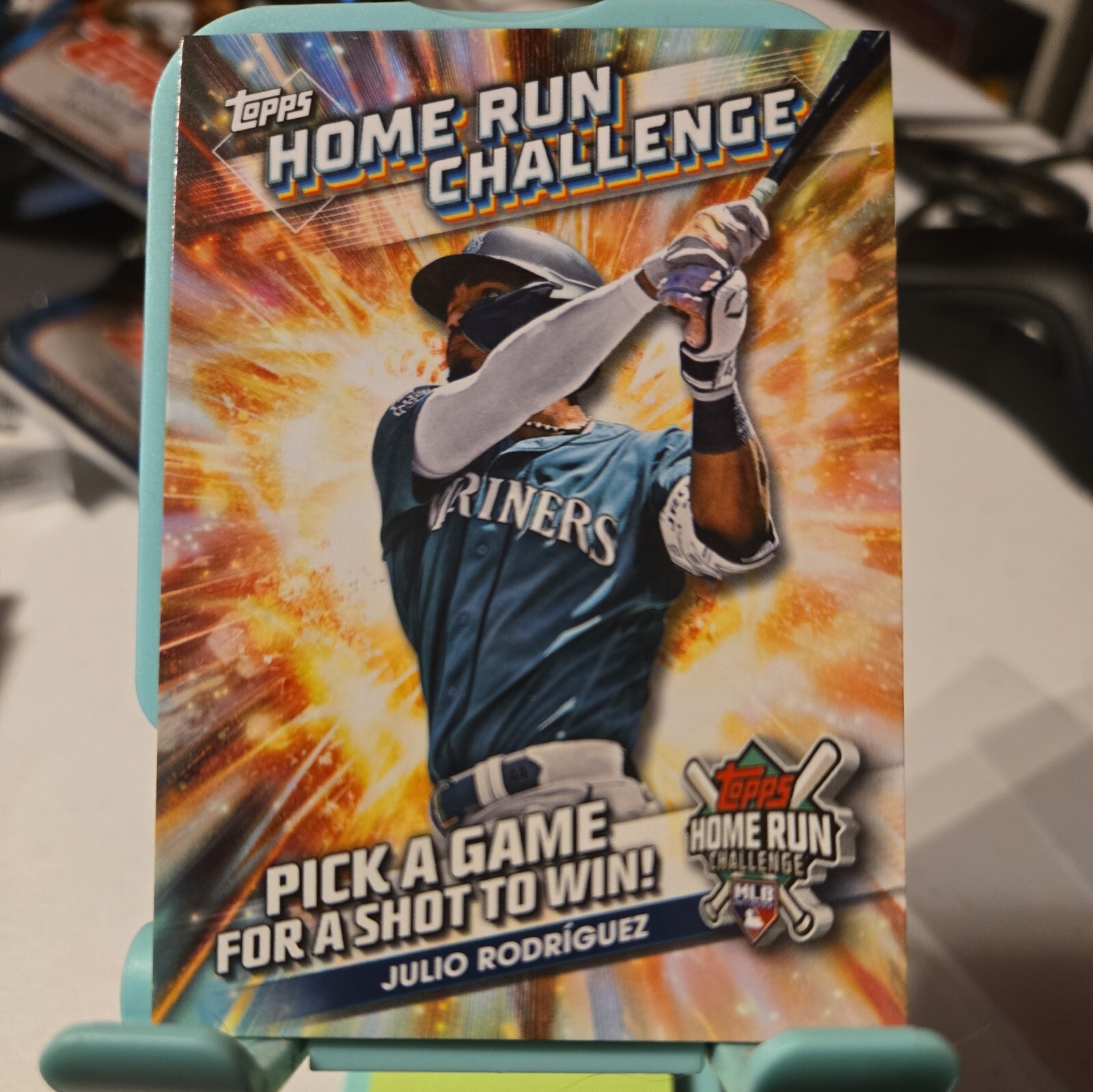 💎⚾️2024 Topps Series 1 Julio Rodriguez HRC22 Home Run Challenge Code