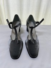Ladies dark grey dressy satin