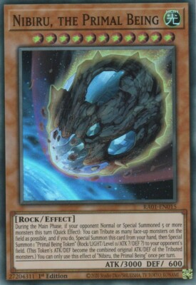 yugioh 1x Nibiru, the Primal Being RA01-EN015 SUPER RARE ENGLISCH