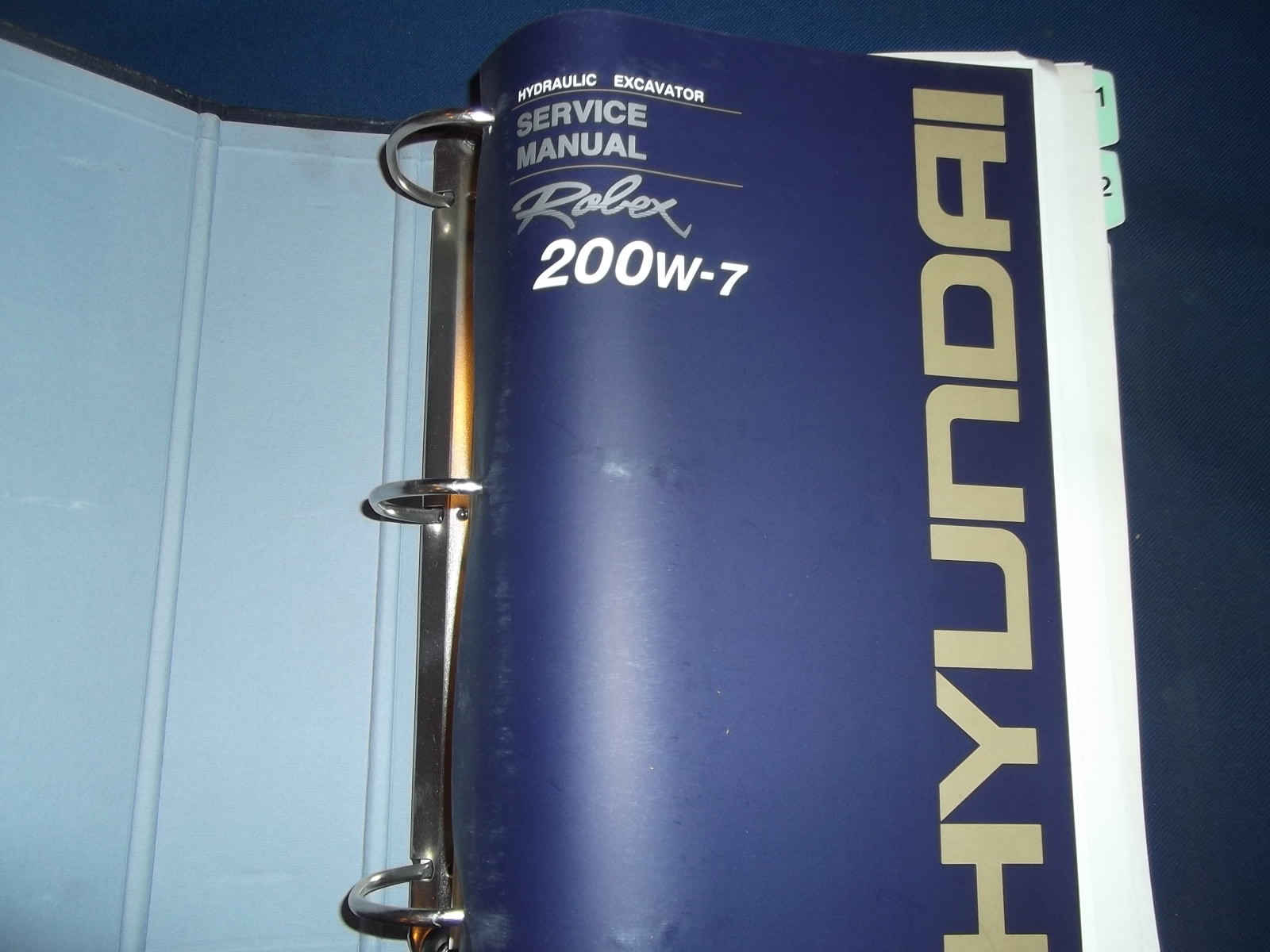 HYUNDAI ROBEX 200W-7 EXCAVATOR SERVICE SHOP REPAIR WORKSHOP MANUAL | eBay