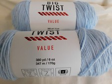 Big Twist Value lot of 2 Sky Blue Dye Lot 655980