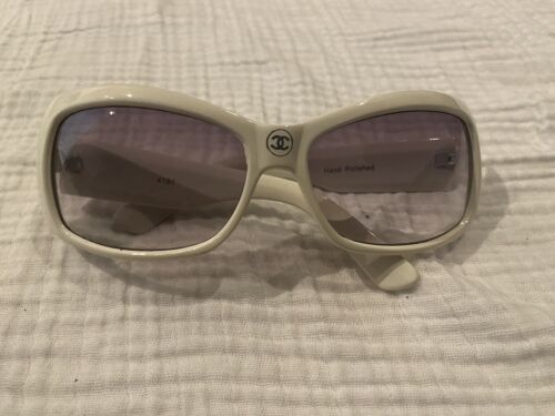chanel white sunglasses - Gem