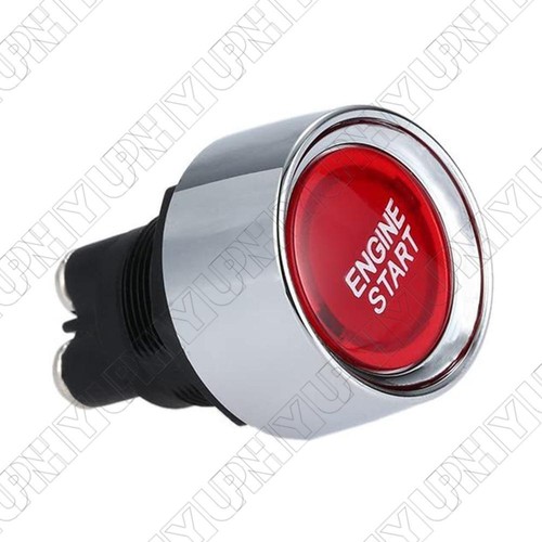 Pulsante Di Avviamento Motore Universale 12V Con LED Blu Per Auto