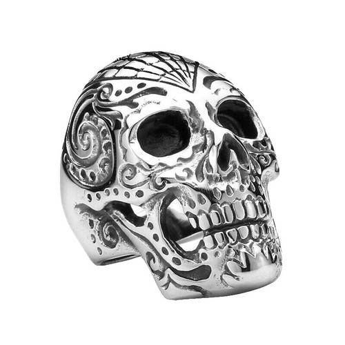 Zocalo 950 Silver Designer Signed Etched Band Ring Size 7.5