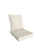 Better Homes & Gardens 20" x 22" Premium Beige Outdoor Dining Chair Cushion