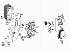 MERCEDES-BENZ GLC X253 Motorölkühler A2741880200 NEU ORIGINAL