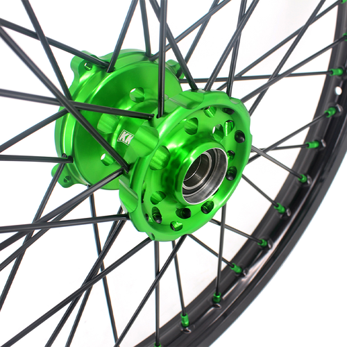 Llantas con radios KKE 21/19 MX para Kawasaki KX125 KX250 KX250F KX450F 2006-2021 - Imagen 4 de 12