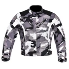 Men's Motorcycle Motorbike Jacket Waterproof Cordura CE Armoured Camouflage