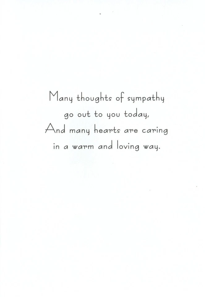 In Sympathy Pink Cherry Blossom Dogwood Blossoms Bloom Hallmark Greeting Card - Image 2 of 3