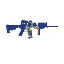 New York State Shape Ar15 Sticker Decal