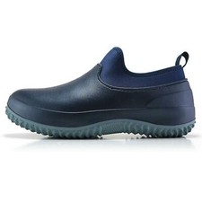Men's Womens Waterproof Ankle Rain Boots Casual Work Garden Shoes Low Top Lined