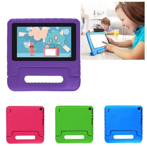 Kid Shockproof Handle Foam Case Cover For Amazon Kindle Fire 7 12th HD 8 10 Plus