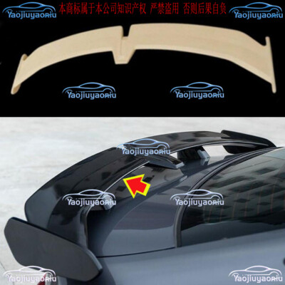 For 2018-2024 KIA Stinger Unpainted Pattern Rear Duckbill Trunk Spoiler Wing 1*