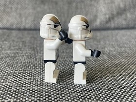 Lego MINIFIG Clone TROOPER GUNNER (Phase 2) - Scowl SW0837 75182 x2