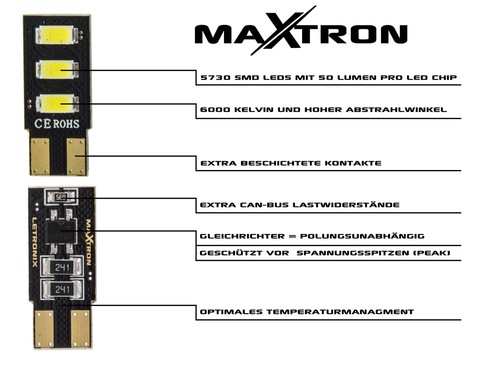 MaXtron® SMD LED Innenraumbeleuchtung Dacia Dokker Van (F67) Innenraumset - Picture 5 of 13