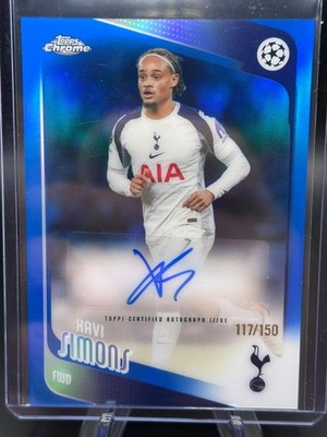 2025-26 Topps Chrome UEFA Club Competitions ~ Xavi Simons Auto /150