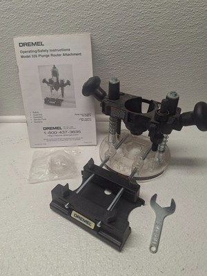 Dremel Rotary Tool Plunge Router Attachment Model 335