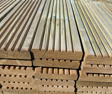 Pressure Treated Decking Boards 25x120mm 3.6m – Various Lengths