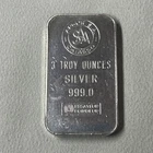 ARGOR S.A. CHIASSO 3 TROY OUNCES of .999 Silver Bar
