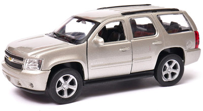 Welly 2008 Chevrolet Tahoe Champagne Silver 1:34 1:39 Scales 4.5 Inch Diecast