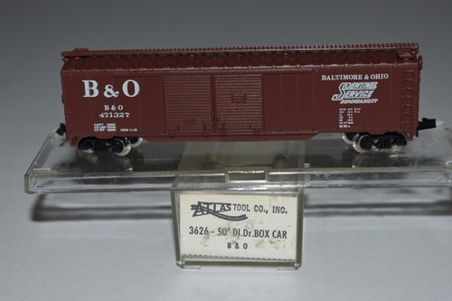 Spur N Atlas Baltimore & Ohio 50' Double Door Boxcar 471327 C56120 | Zustand: Used